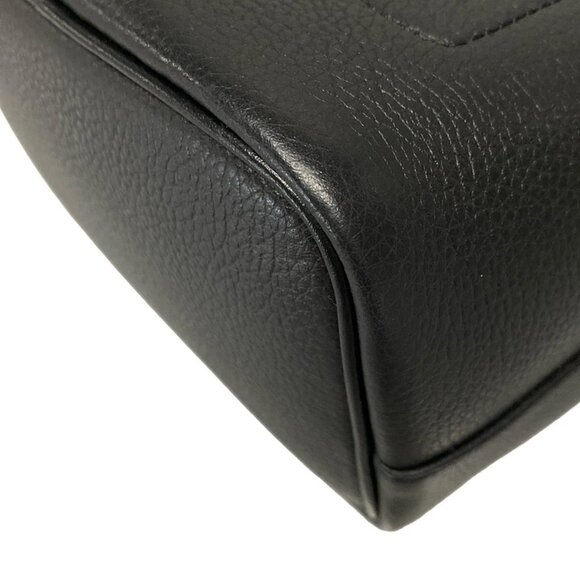 Auth CHRISTIAN LOUBOUTIN Carasky Mini Bucket - Black Leather Shoulder Bag - Picture 4 of 16